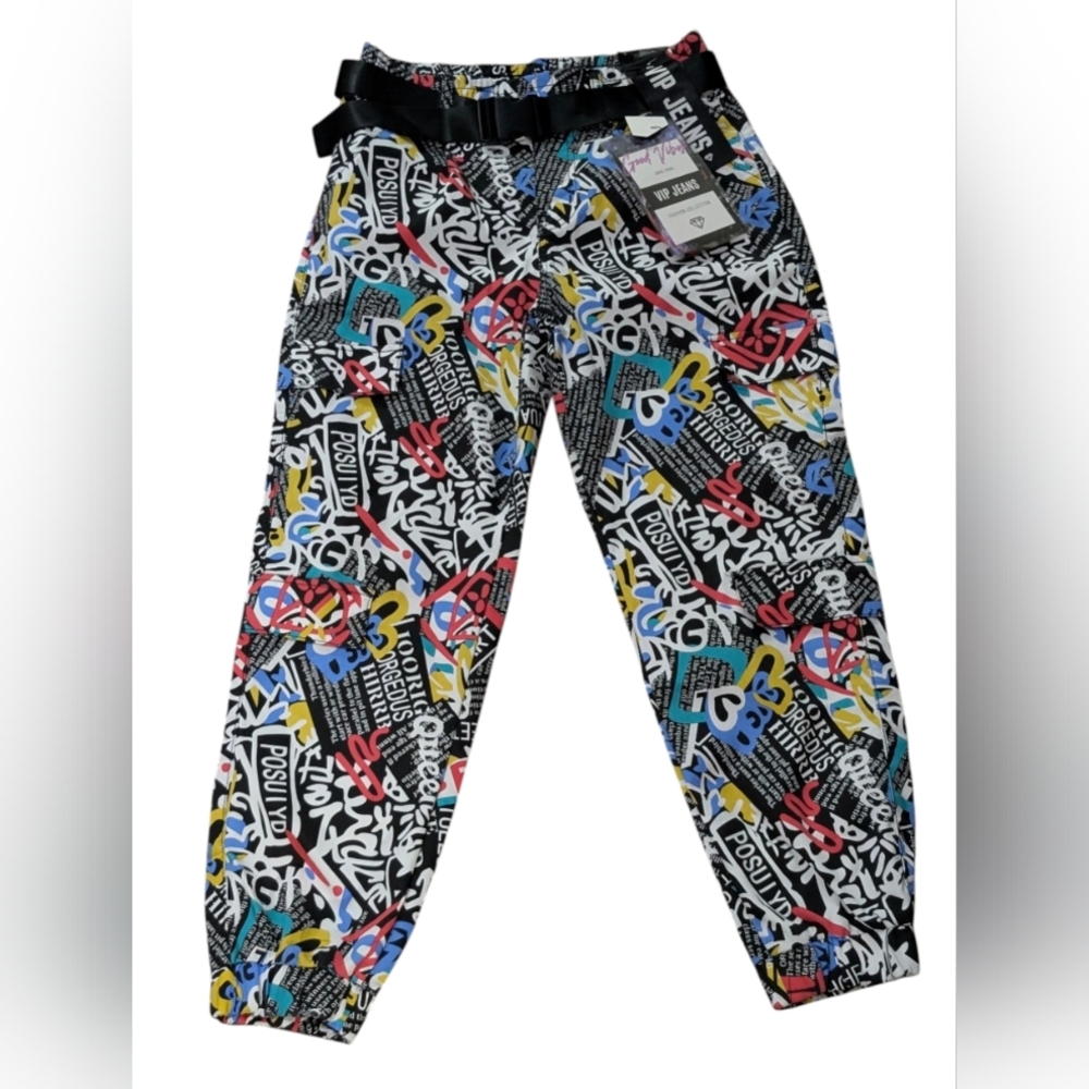 VIP Colorful Graffiti Jeans
